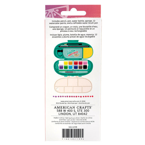 Amy Tan Watercolor Set Stay Sweet / Set de Acuarelas Dulce Descontinuado American Crafts