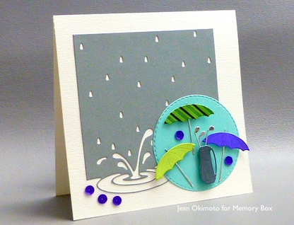 suaje de Corte de Sombrilla / Come Rain Or Shine Dados de Corte / Suajes / Troqueles Memory Box