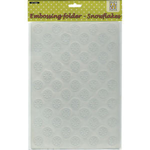 XL Embossing Folder Snowflakes / Folder de Grabado Copo de Nieve Folders de Grabado Nellie&