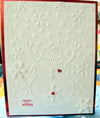 Snowman Arms Up Embossing Folder / Folder de Grabado Muñeco de Nieve