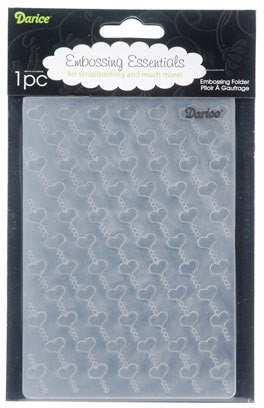 Embossing Heart Backgournd / Folder de Grabado Corazones Descontinuado Darice