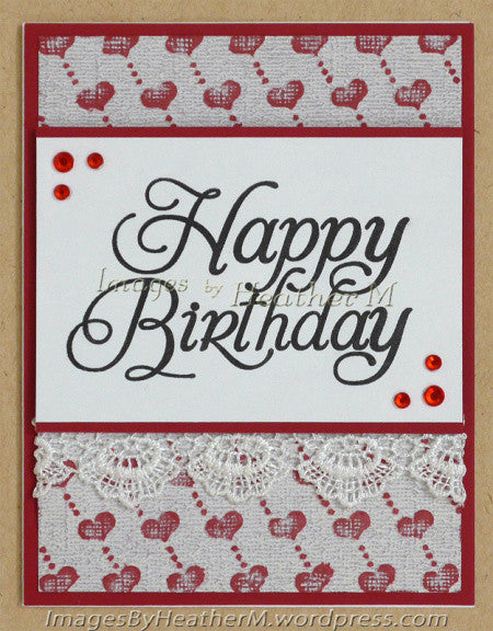 Embossing Heart Backgournd / Folder de Grabado Corazones Descontinuado Darice