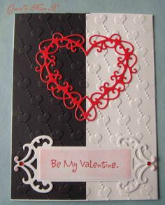Embossing Heart Backgournd / Folder de Grabado Corazones Descontinuado Darice