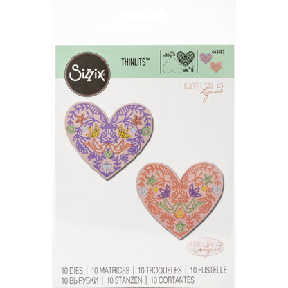 Thinlits Lace Heart Die / Suaje de Corazones de Encajes Descontinuado Sizzix