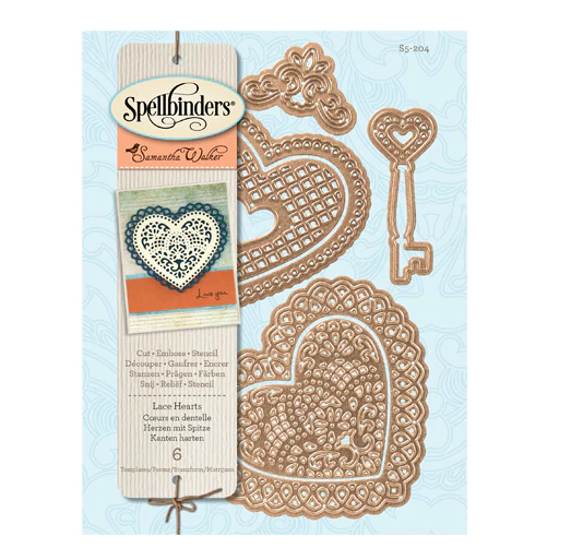 Shapeabilities Dies Lace Hearts / Suajes de Corte Corazones Caladitos Descontinuado Spellbinders