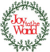Suaje de Corte de Corona de Navidad / Joy to The World Wreath