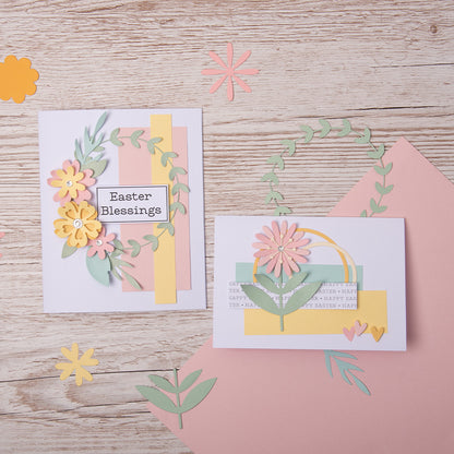 Thinlits Floral Wreath Die / Suaje de Corona Floral Descontinuado Sizzix