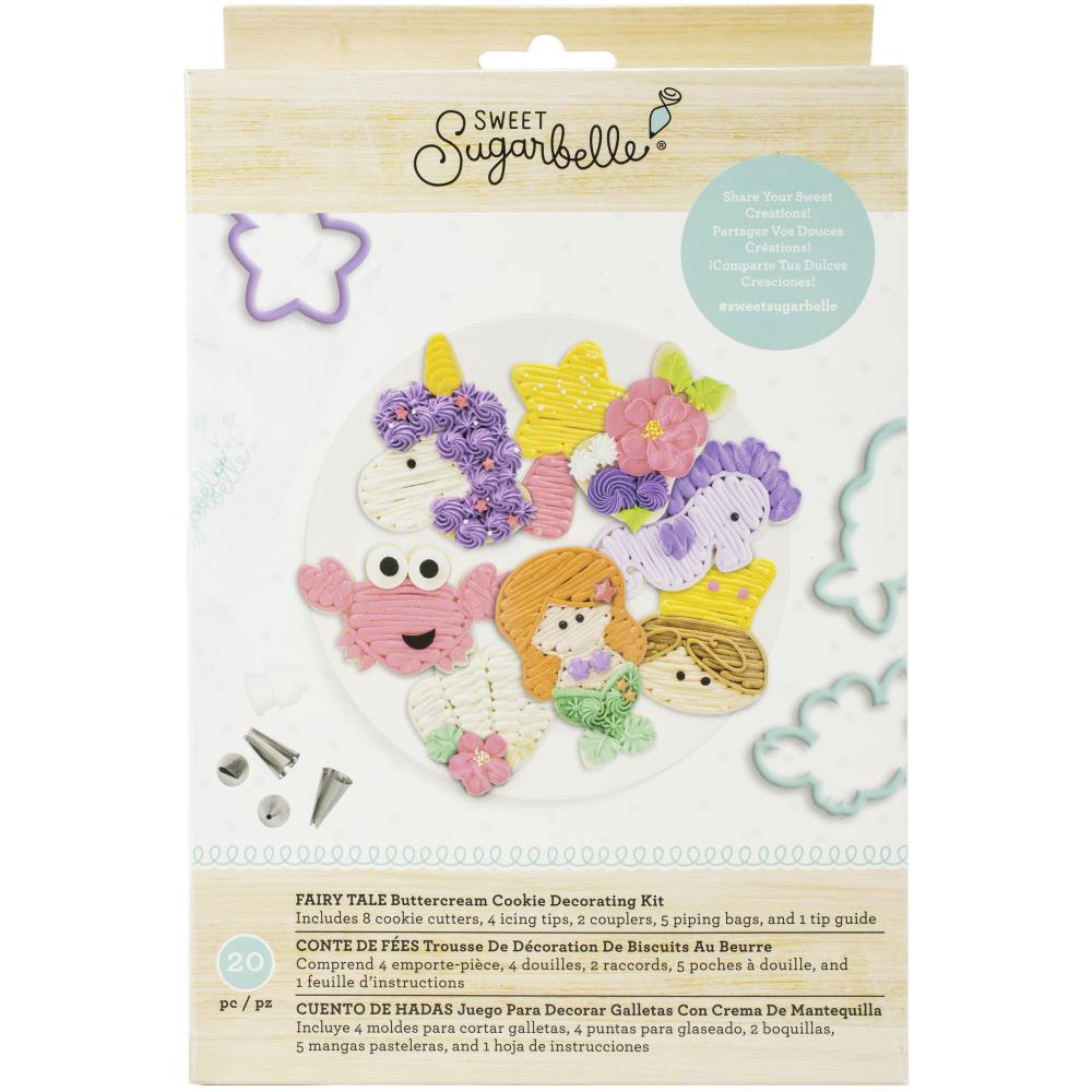 Buttercream Cookie Decorating Kit / Set Cortadores y Decoración de Galletas Cuentos de Hadas Repostería Sugarbelle