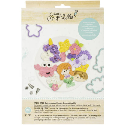 Buttercream Cookie Decorating Kit / Set Cortadores y Decoración de Galletas Cuentos de Hadas Repostería Sugarbelle