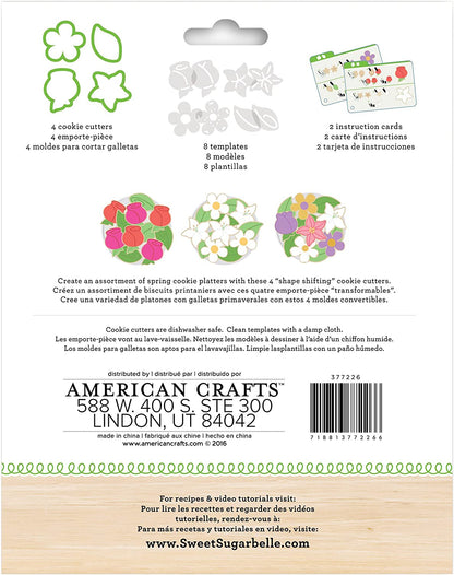Cookie Cutter Spring Set  / Set Cortadores Galletas de Flores Primaverales Repostería Sugarbelle