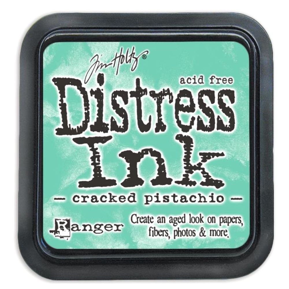 Tim Holtz Distress Cracked Pistachio / Tinta para Sellos Tintas Ranger