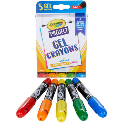 Crayola Project Gel Crayons / Crayones de Gel Colores y Plumones Crayola