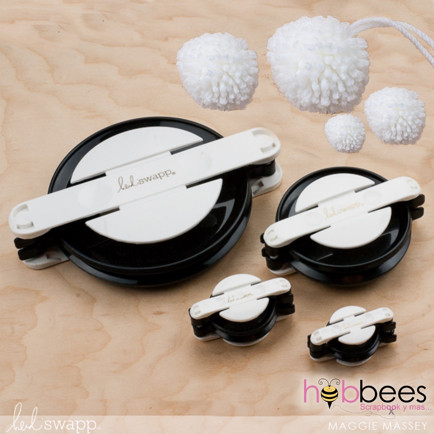 Heidi Swapp Pom Pom Kit / Kit para Hacer Pompones Descontinuado Heidi Swapp