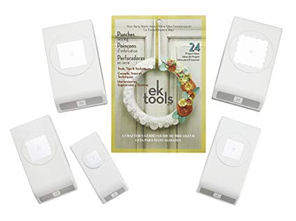 Squares Nesting Punch Kit / Kit de 5 Perforadoras de Cuadros Descontinuado Ek Success