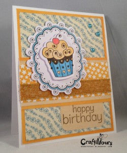 Set de Suajes y Sellos Cling de Cumpleaños / Happy Birthday Dados de Corte / Suajes / Troqueles Sizzix