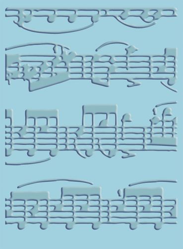 Allegro Embossing Folder / Folder de Grabado Música Descontinuado Cuttlebug