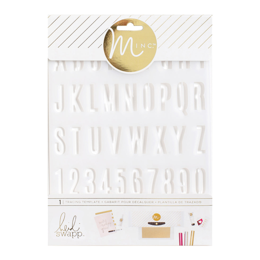 Alphabet Tracing Template / Plantilla para Trazos de Letras Esténciles / Plantillas Heidi Swapp