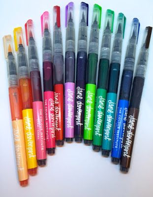 Mixed Media Mermaid Watercolor Markers / Marcadores de Tinta Acuarelables Descontinuado Jane Davenport