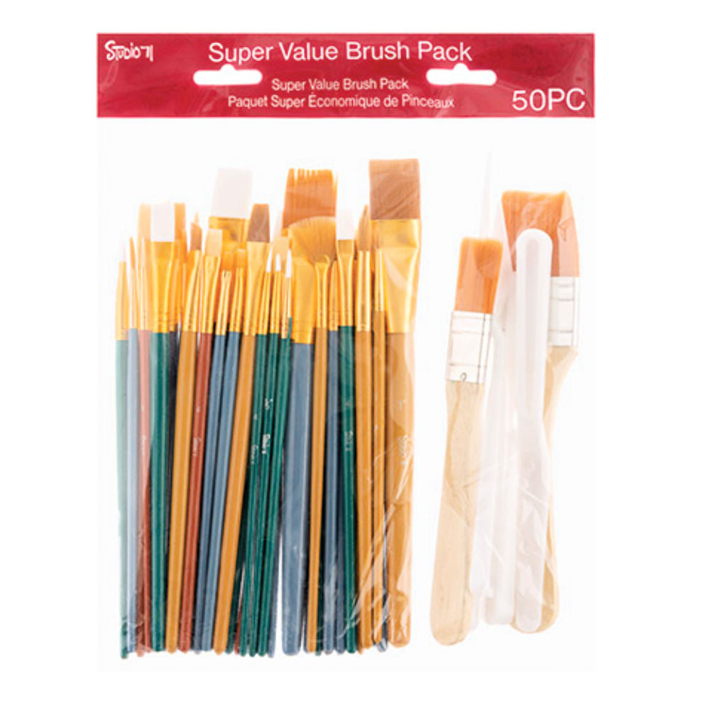 Studio 71 Assorted Brush Set / Set de 50 Pinceles Variados Descontinuado Darice