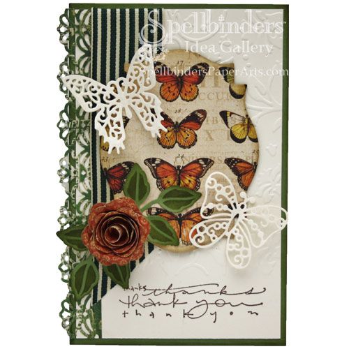 Foliage Dies and Emboss / Suaje y Realce Follaje Descontinuado Spellbinders
