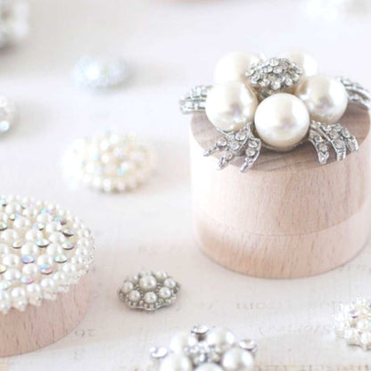 Adhesive Pearls / Perlas Blancas Adhesivas Adornos / Embellishments Jolee&