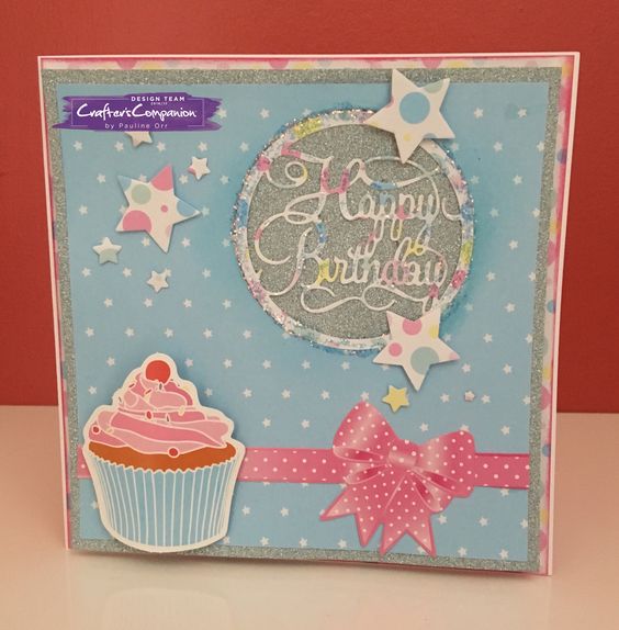 Cupcake Party 12th Birthday Stamp Set  / Sellos de Cumpleaños Descontinuado Crafter&
