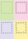 Folder de Grabado / Embossing Folder Decorative Squares #3