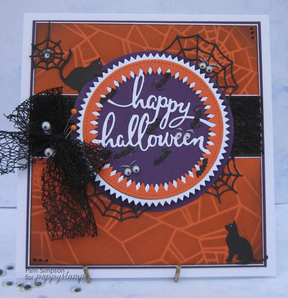 Halloween Delicate Web Stencil / Plantilla de Telaraña Descontinuado Memory Box