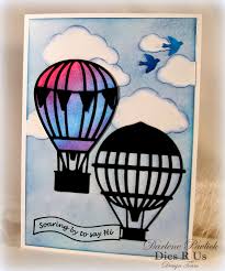 Hot Air Balloon Die / Suaje de Globos Aerostáticos Descontinuado Cheery Lynn Designs