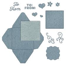 To &amp; From Gift Envelope / Suaje de Corte de Tarjeta de Sobre y Tarjeta Descontinuado Cheery Lynn Designs