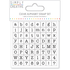 Clear Alphabet Stamp Set / Set de Sellos Transparentes de Alfabeto Descontinuado Simply Creative