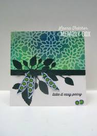 Peony Blossoms Stencil / Plantilla de Peonía Descontinuado Memory Box