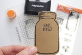 Vintage Jars Clear Stamps / Sellos de Polímero Mason Jars Descontinuado Fiskars