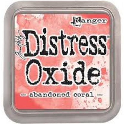 Tim Holtz Distress Oxide Abandoned Coral / Cojin de Tinta Efecto Oxidado Coral Tintas Ranger