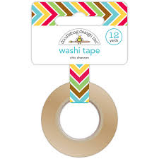 Washi Tape Chic Chevron / Cinta Adhesiva Washi Tape Doodlebug