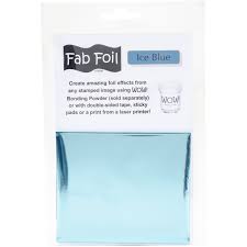 Fab Foil Ice Blue  / Papel Metalizado Azul Hielo Foil Wow!