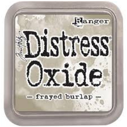 Tim Holtz Distress Oxide Frayed Burlap / Cojin de Tinta Efecto Oxidado Gris Tintas Ranger