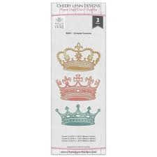 Ornate Crowns Dies / Suajes de Coronas Descontinuado Cheery Lynn Designs