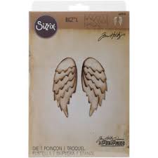 Bigz L Die Feathered Wings /  Suaje de Alas de Angel Descontinuado Sizzix