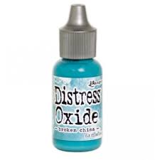 Tim Holtz Ranger Distress Oxide Re-Inker / Refill de Oxido Broken China 14 ml Tintas Ranger