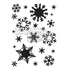 Snowflakes Stencil  / Plantilla de Copos de Nieve Esténciles / Plantillas The Crafters Workshop