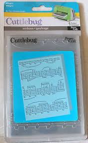 Allegro Embossing Folder / Folder de Grabado Música Descontinuado Cuttlebug