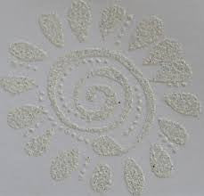 Weathered White Embossing Powder / Polvos de Realce Blanco Polvos de Embossing Ranger