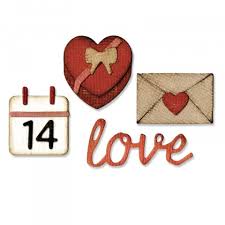 Tim Holtz Sidekick Valentine Dies / Suajes de San Valentín Sidekick Descontinuado Sizzix