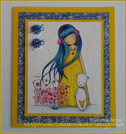 Sellos de Goma Cling Gorjuss / Gorjuss Dear Alice Descontinuado Santoro