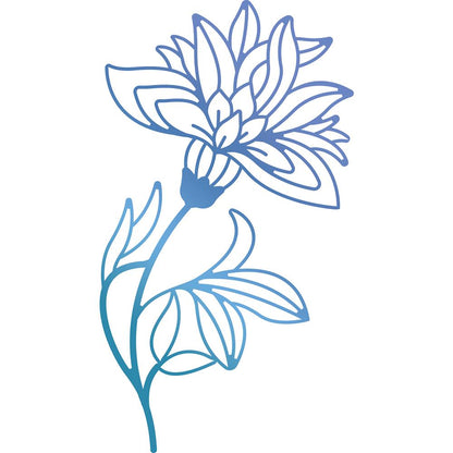 Hotfoil Stamp Blooming Flowers / Placa para Foil Flor Descontinuado Ultimate Crafts