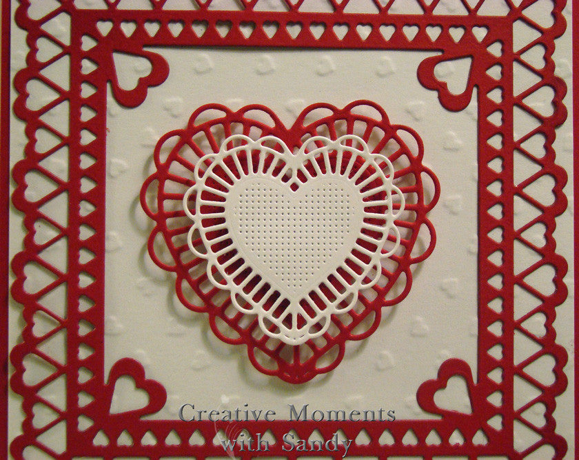 Suaje de corte de Corazon / Two of hearts Die Dados de Corte / Suajes / Troqueles Cheery Lynn Designs