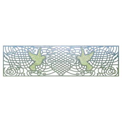 Suaje de Corter de Pajaro Enrejado / Dove Border Dies Descontinuado Cheery Lynn Designs