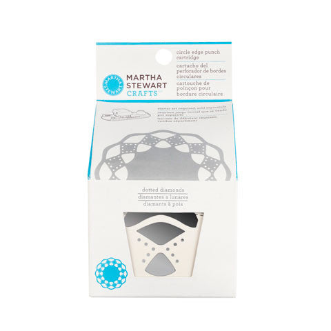 Dotted Diamonds Edge Punch Cartridge / Cartucho Diamantes a Lunares Descontinuado Martha Stewart