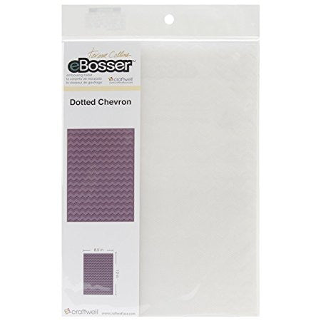 Plus Embossing Dotted Chevron / Folder de Grabado Grecas con Puntos Descontinuado Craftwell